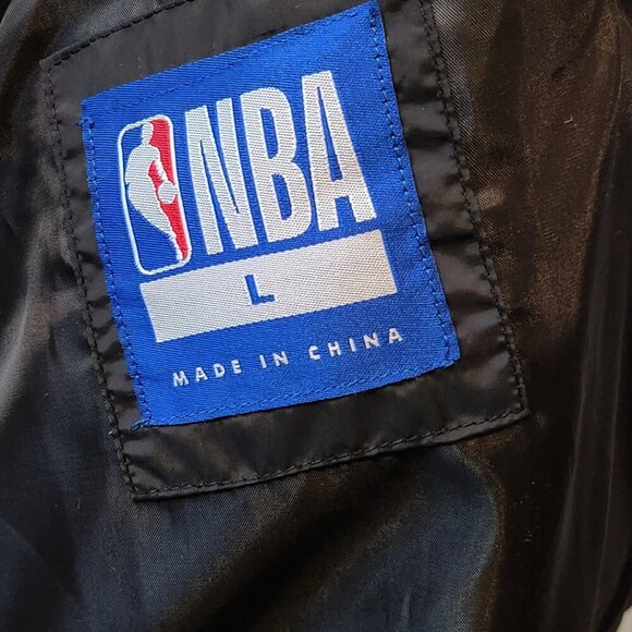 NBA Puffer Coat, Black, Size Large, New With Tags, Hoodie, Mens Basketball - Picture 6 of 16